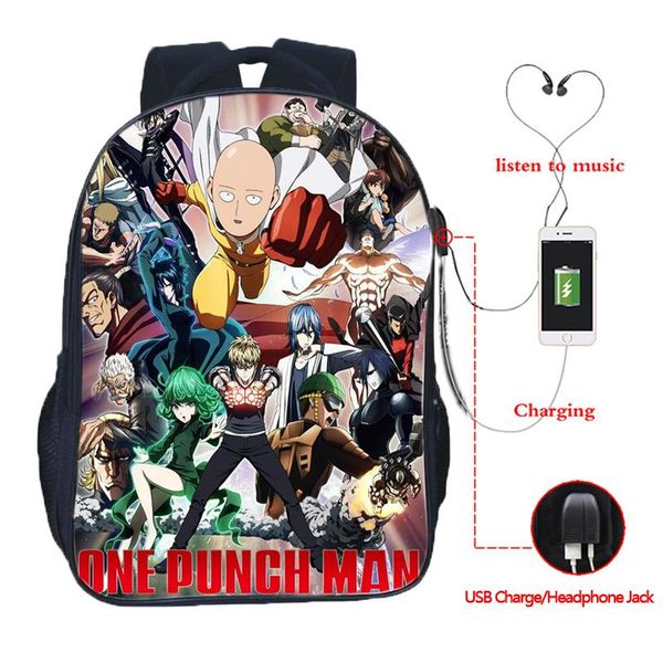 

backpack one-stroke printed usb rechargeable school men ladies girls daily