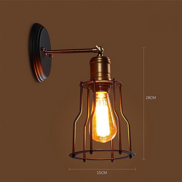 

industrial loft led wall lamp vintage retro decor light fixtures for living room home indoor sconces lighting decorative