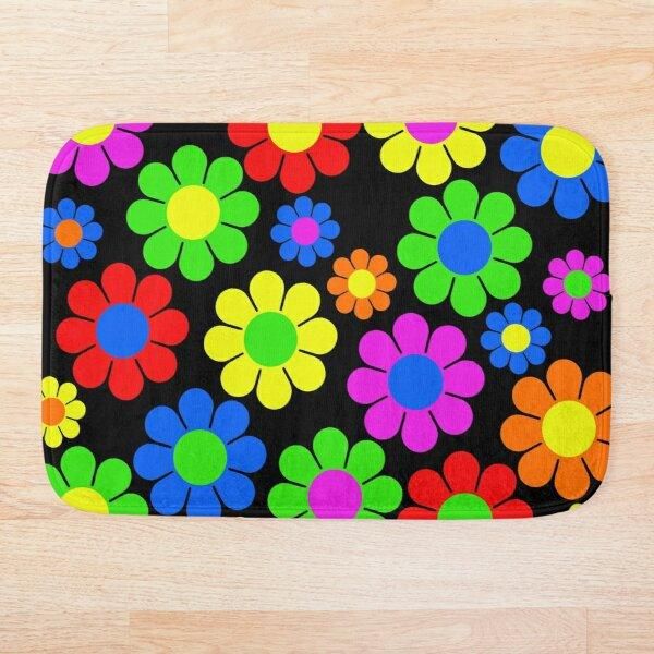 

bath mats hippy flower daisy spring pattern mat rug doormat floor carpet home el living room anti slip