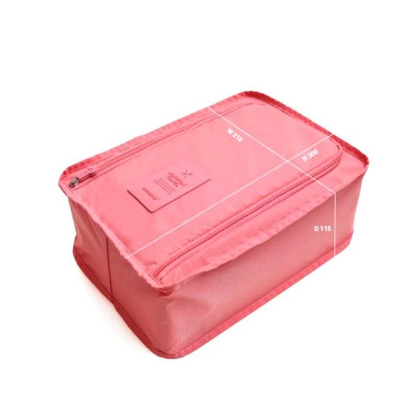

storage bags outdoor travel portable shoe bag waterproof nylon mesh with handle and zipper
