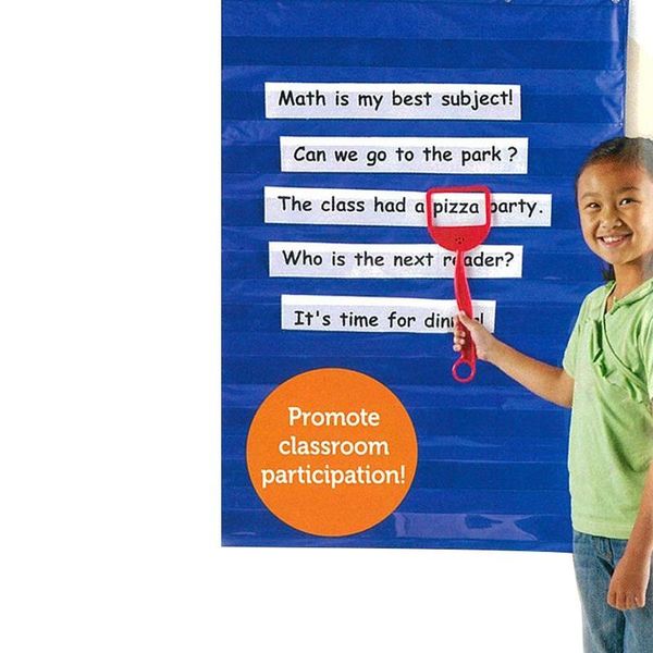 

storage bags standard pocket chart education learning teaching for home scheduling classroom uacr display rack