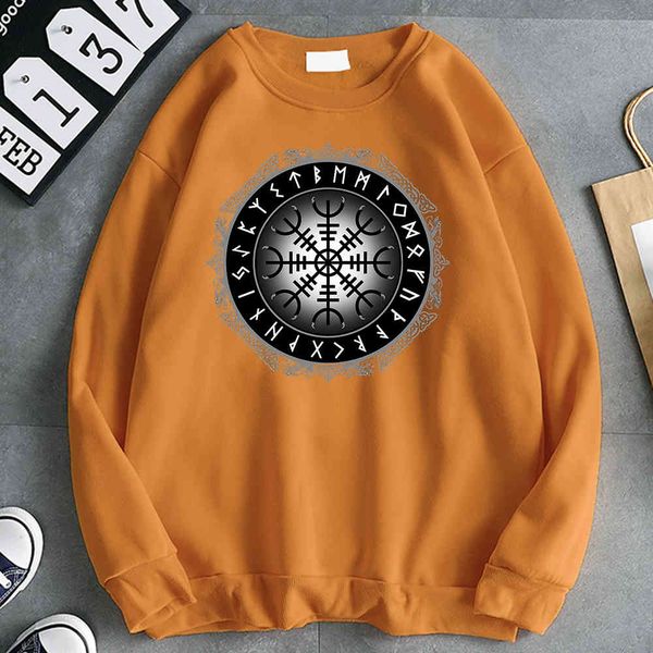 

viking men's hoodi and printed sweatshirts, high-quality long sved cloth, punk style, animation, street cloth, Black