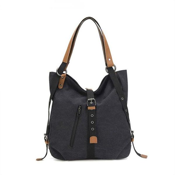 

duffel bags yambuto 2021 women fashion backpack travel canvas large capacity shoulder bag messenger multifunctional female