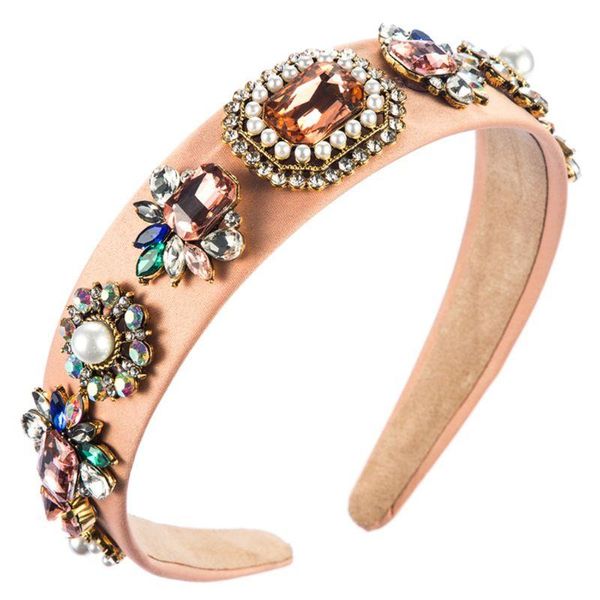 

hair clips & barrettes vintage fashion women wide head hoop baroque luxury bride tiara queen headband c1fe, Golden;silver