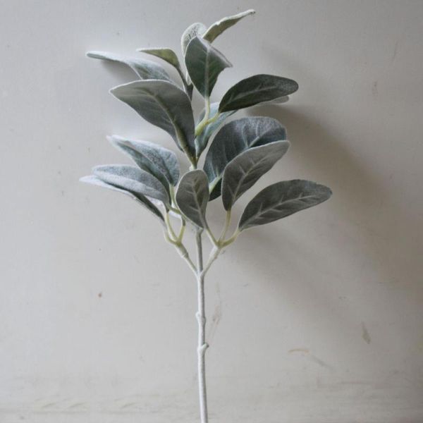 

decorative flowers & wreaths simulation ears flocking leaves artificial plants home decoration flower arrangement front door wreath a