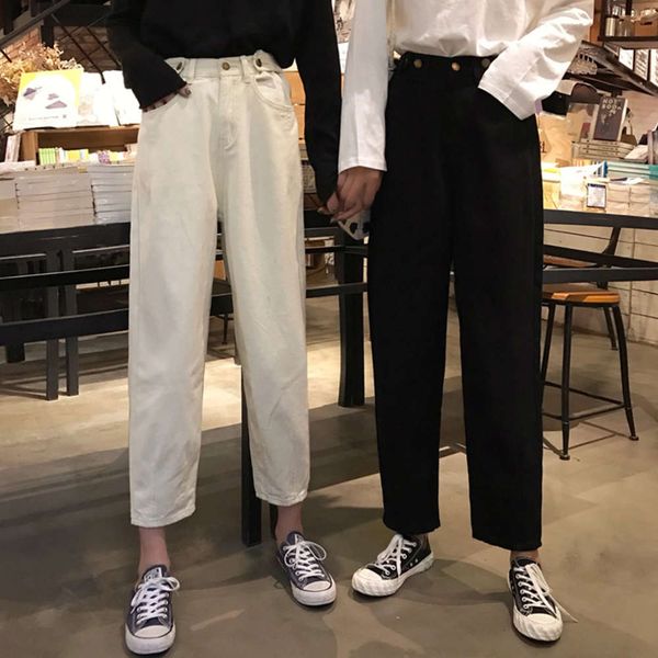 

autumn large loose fat leg pants high waist pants thin, Blue