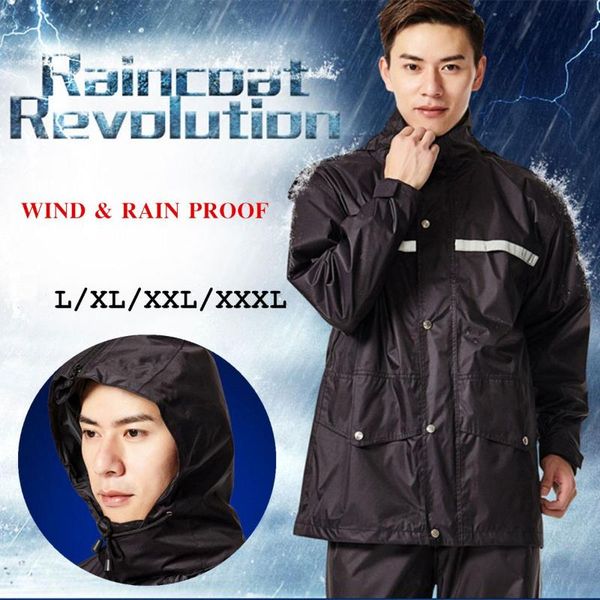 

raincoats black raincoat women/men impermeable rainwear motorcycle clothes covers long style hiking poncho environmental rain jacket