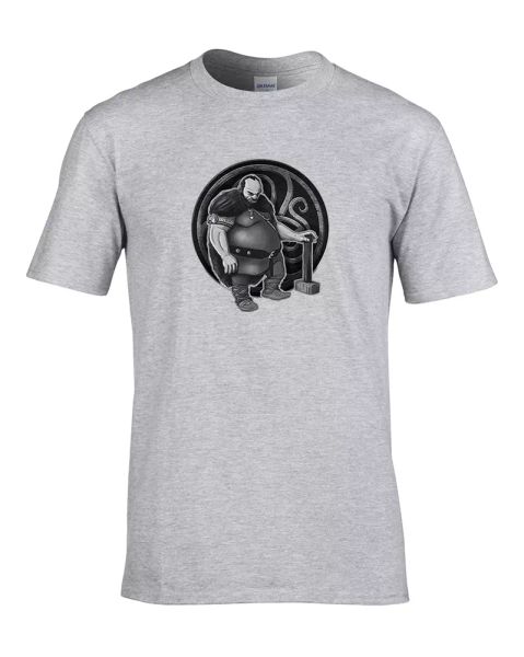 

gaulish warrior- celtic chieftain character - men's t-shirt, White;black