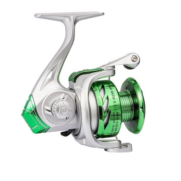 

baitcasting reels ultralight silver golden green wire cup arm interchangeable left and right spinning wheel fishing reel 2000-7000