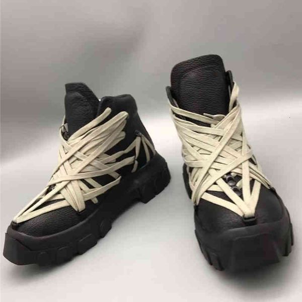

sole men's thick boots shoes winter men platform soft genuine leather 31#27/20d50, Black