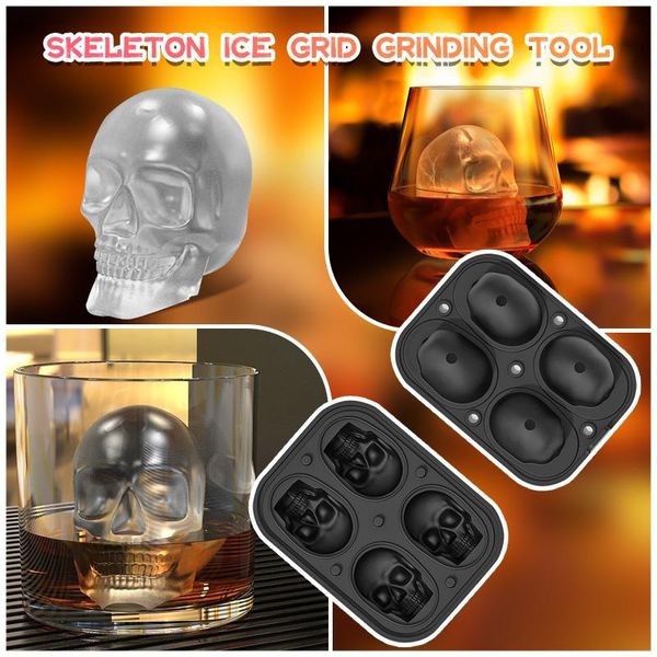 

creative silicone xl 4 whiskey puck mold ice making box heladera para hacer helados moule glace baking moulds