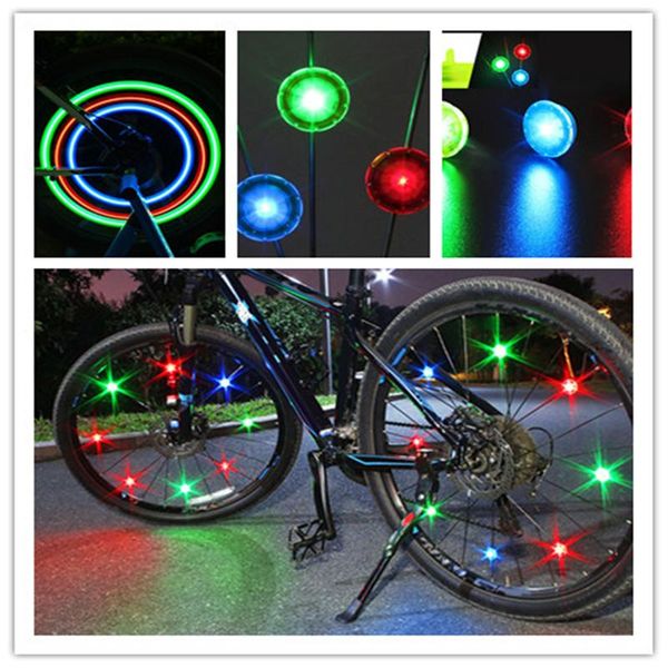 

lot bicycle pc spokes light 6 pcs waterproof cycling wheel easy mount proof bike lamp accessories lights