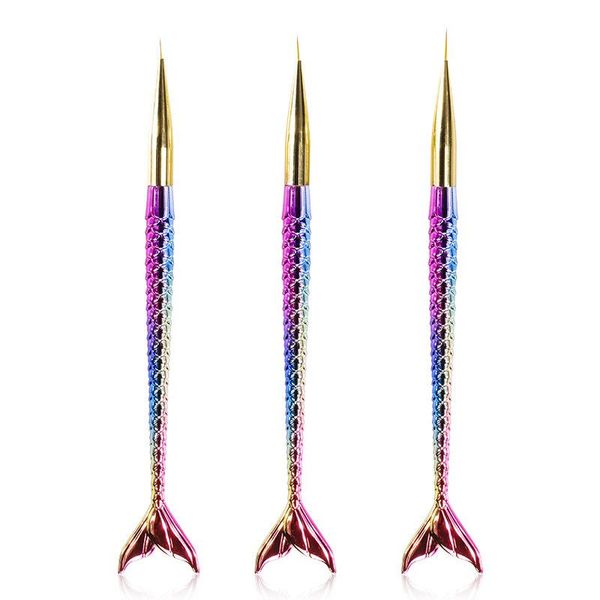 

set nail art bgirl manicure tool brush fishtail pen kits