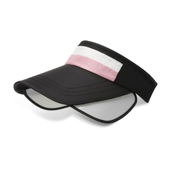

wide brim hats women cycling sweat absorbent casual empty open sun hat summer outdoor sports knitting lengthen visor uv protection, Blue;gray