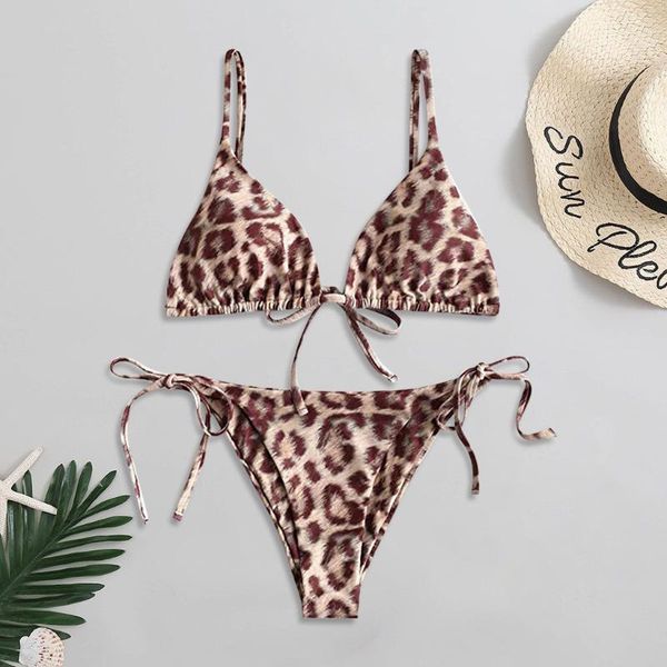 

women's swimwear leopard bikini push up swimsuit women set 2021 brazilian thong bathing suit summer beachwear badeanzug #g3, White;black