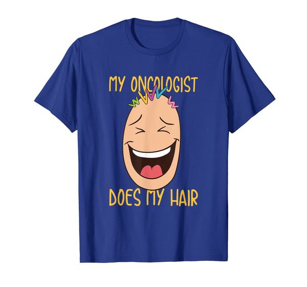 

my oncologist does my hair i cancer fighting shirt, White;black