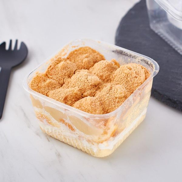 

gift wrap 50pcs creative square transparent cake box wedding birthday party baking package ice cream pudding fruit salad plastic cup