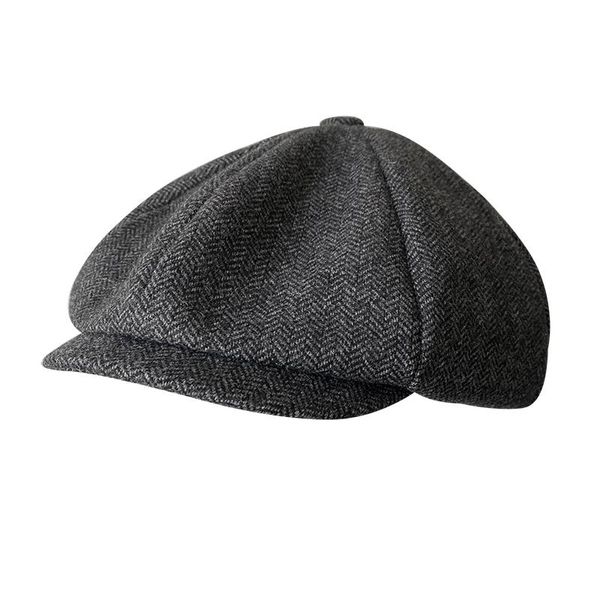 

berets men's brand caps hats with blade vintage cap herringbone sboy casual women spring autumn blm311, Blue;gray