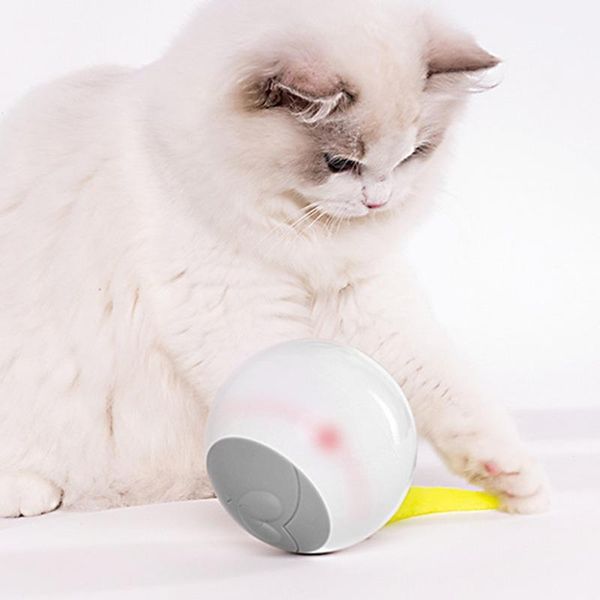 

cat toys toy 360 degree automatic rotating ball rechargeable pet built in smart interactive led light accessories