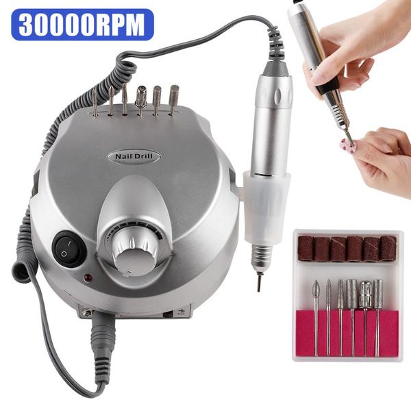 

nail drill & accessories 30000rpm machine with pedal for all gel removal manicure pedicure ginder apparatus electric file art tools