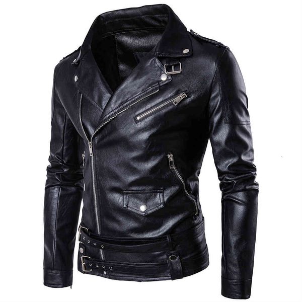 

men's jackets mens pu faux leather boys punk slim biker moto motorcycle long sleeve black winter fashion oversized coat male 5xl 0, Black;brown