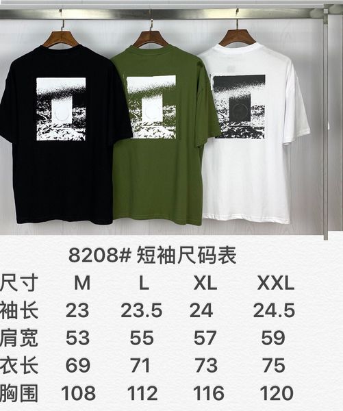 

20 spring and summer new products logo graphic printing short-sleeved t-shirt designer luxury fashion men's short-sleeved t-shirt, White;black
