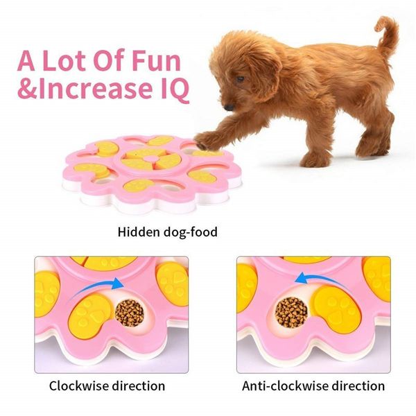 

Toys Dog Train Dog's Intelligence Relieve Boredom Interactive Self Hi Slow Pet Food Plate