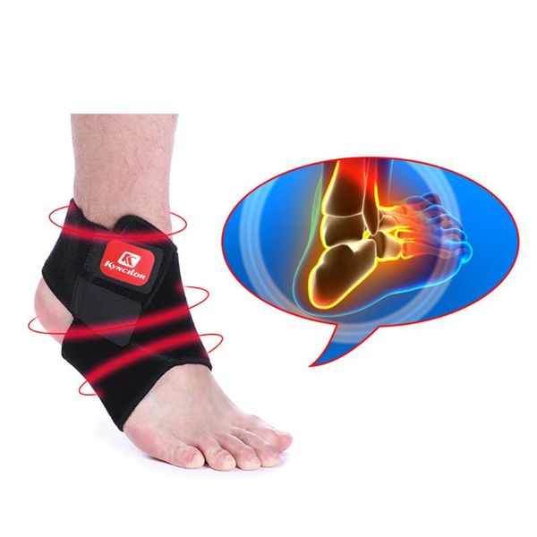 

ankle support 1pc brace elasticity protection foot bandage sprain prevention sport fitness guard band, Blue;black
