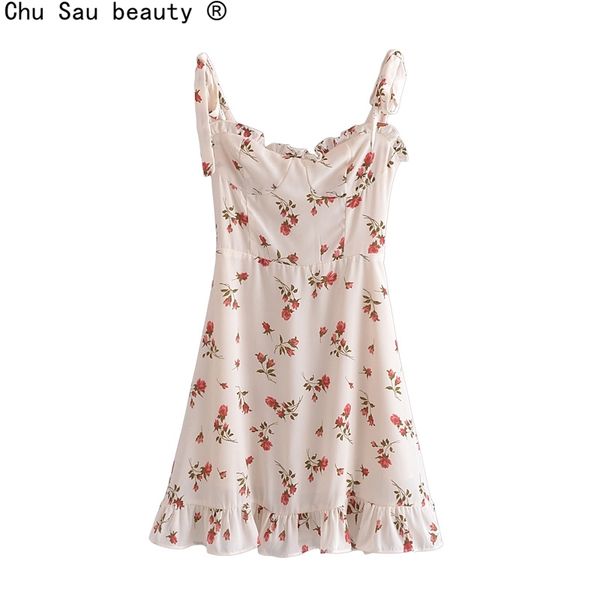 

summer french pastoral style fresh flower print slim-fitting edible tree fungus lace-up dress women a-line skirt fashion 210508, Black;gray