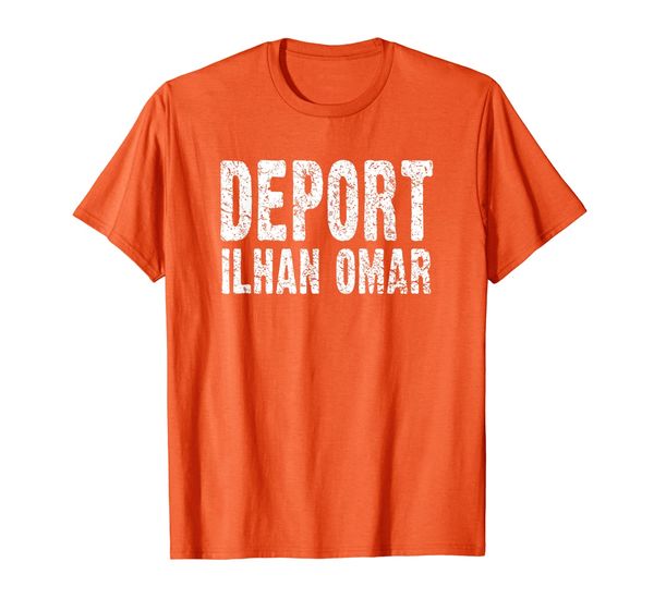 

anti ilhan omar, funny conservative republican gag gift t-shirt, White;black