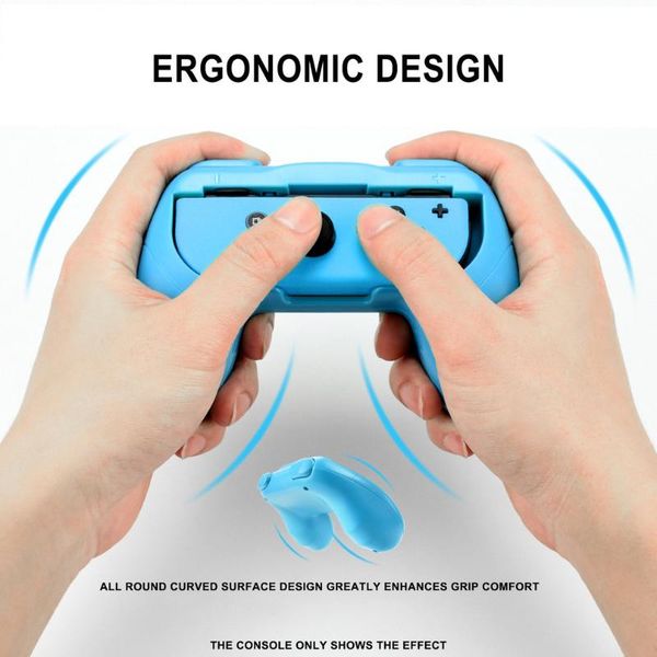 

game controllers & joysticks 1 pair controller grip joystick abs gamepad handle for switch joypad stand holder pad
