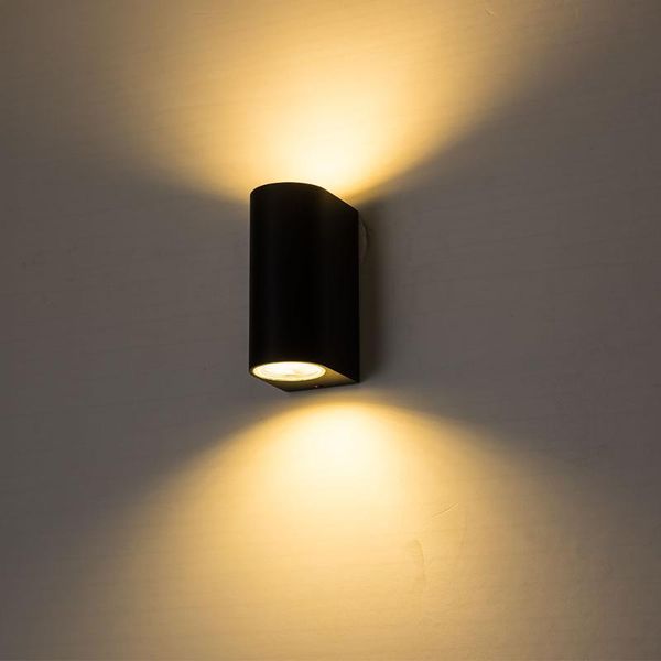 

wall lamp 10w decor lampada led aluminium bedside light ip65 2x5w porch lights corridor bathroom white /warm