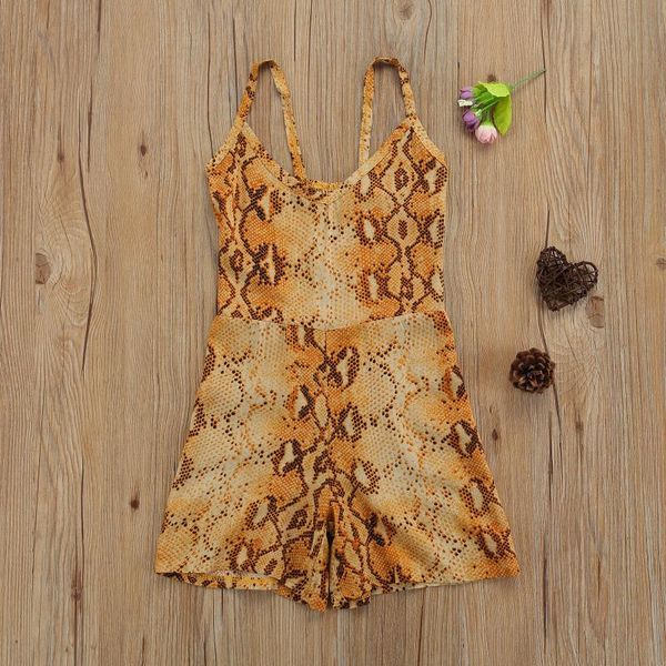 

clothing sets 2021 infant summer sleeveless romper, baby girls animal print v-neck spaghetti strap playsuit,family gathering/leisurewear, White