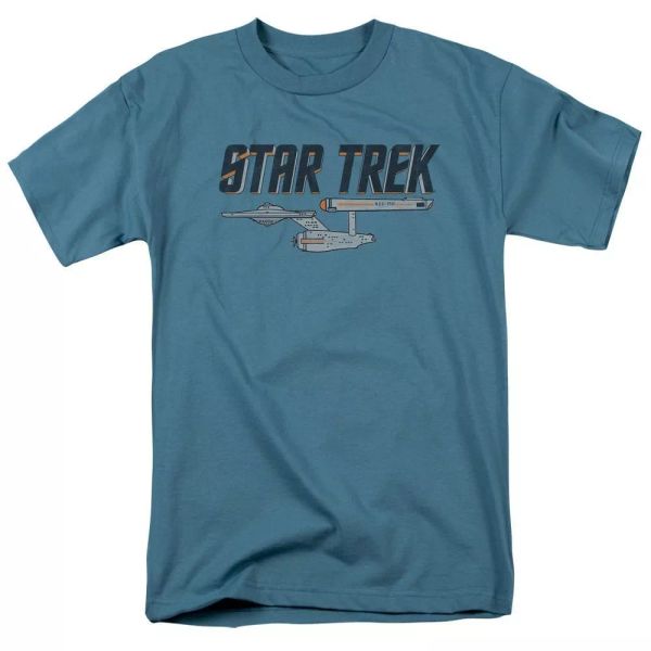 

star trek entreprise logo tv show t-shirt sizes s-3x new, White;black