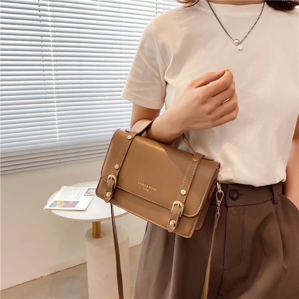 

shoulder bags women's handbag summer fashion solid color good-looking versatile lady bag dating shopper leather messenger female