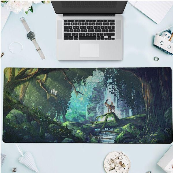 

mouse pads & wrist rests japanese anime princess mononoke gamer play mats mousepad large pad keyboards mat
