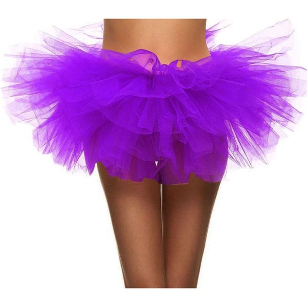 

skirts ly fashion women dancewear tutu pettiskirt princess mini vk-ing, Black