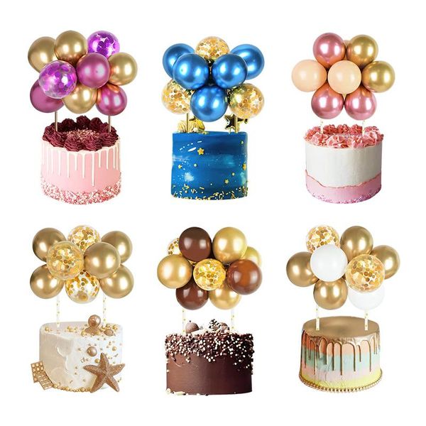 

other festive & party supplies 10pcs balloons garland arch cake er cloud shape confetti wedding birthday decoration baby shower ers