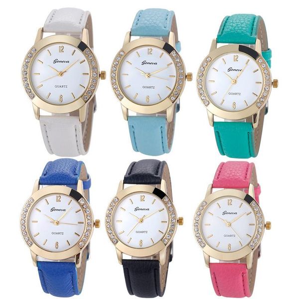 

wristwatches ladies quartz watches leather watch students fashion wechat business undertakes to supply of goods, Slivery;brown