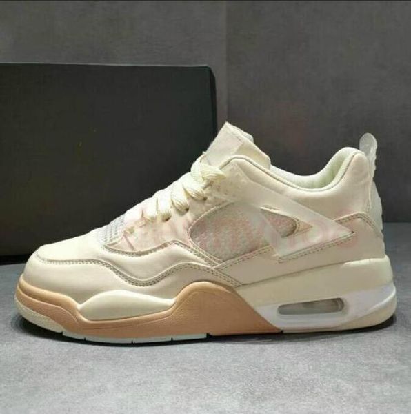 

new limited promotion mens 4s training shoes yellow red blue black cool grey beige low cut lace-up casual 4s men women sneakers 36-44