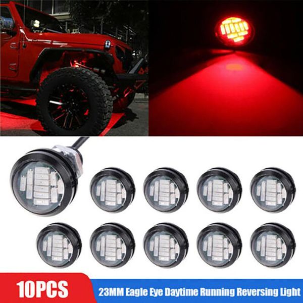 

emergency lights 10pcs eagle eye 23mm accessories backup dc12v daytime running led