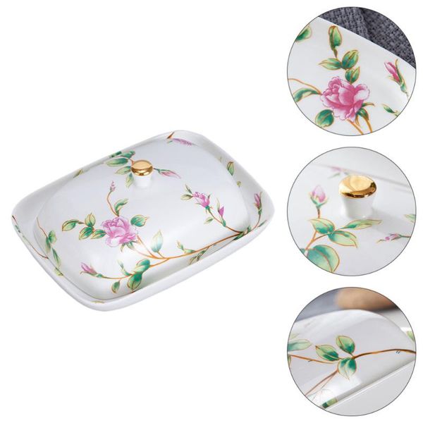 

dishes & plates 1 pc ceramic plate butter serving dish