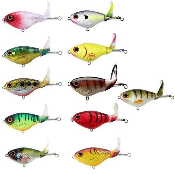 

fishing hooks h8wc crank wobblers lure gear bait sea bass carp 3d eyes