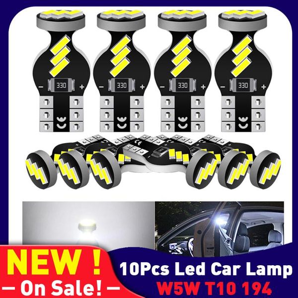 

led 194 canbus error bulbs on cars accessories diode lamps auto automotive goods for dome interior decoration light emergency lights