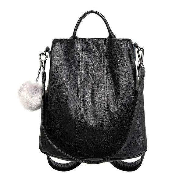

outdoor bags women backpack genuine leather daypack womens large capacity travel bag female natural cowhide school ladies casual c567