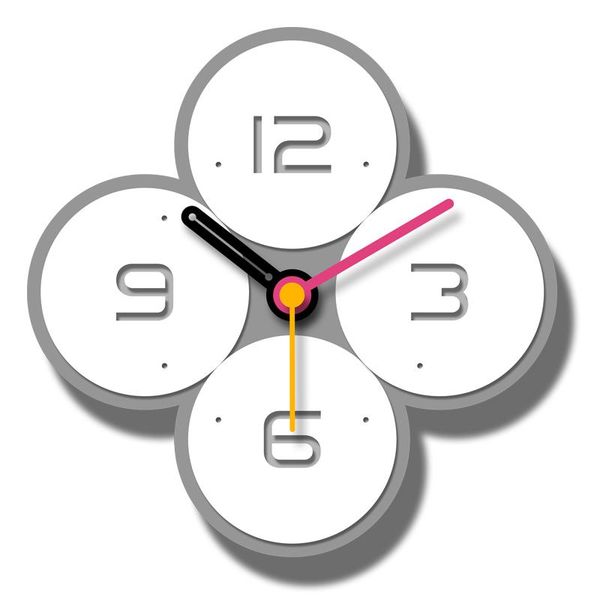 

wall clocks 12 inch acrylic clock nordic household mute living room bedroom minimalist modern decorative watch quartz round