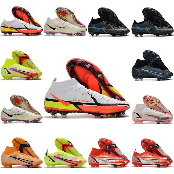 

2023 men mercurial superfly 8 elite fg football shoes cr7 mbappe mbappe vapors 14 phantom gt2 df soccer cleats boots outdoor size 39-45
