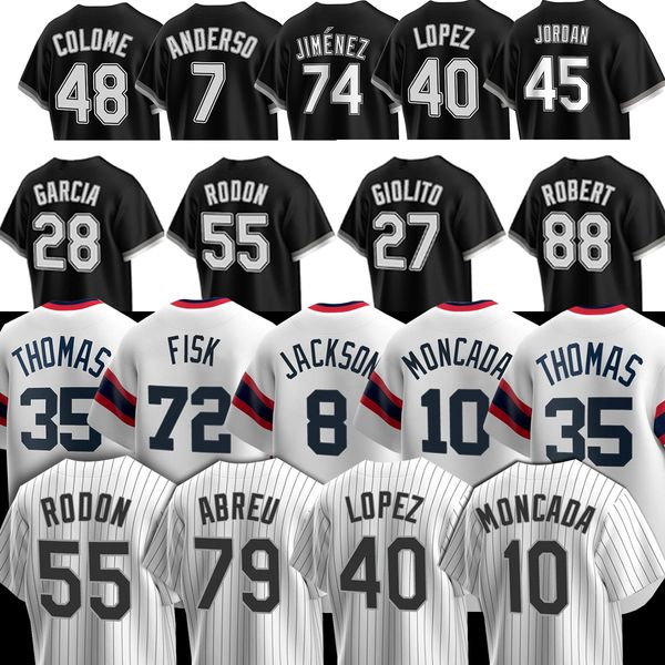 

lucas giolito white luis robert carlos rodon chicago men bo jackson todd frazier lance lynn yoan moncada baseball jerseys, Blue;black