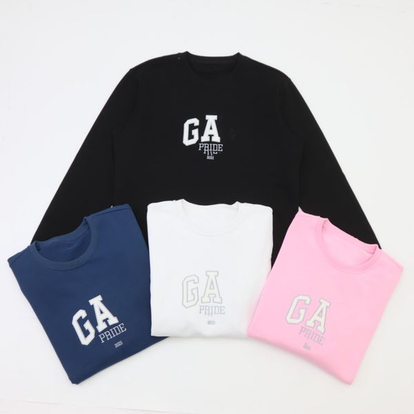 

men's sweatshirt loose cotton women's hoodie round neck black and white high-quality letters autumn and winter sweater student shi