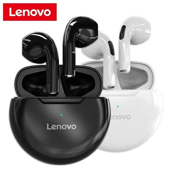 

lenovo ht38 wireless 5.0 earphones waterproof tws 9d stereo sound touch control low latency gaming earbuds with mic cell phone